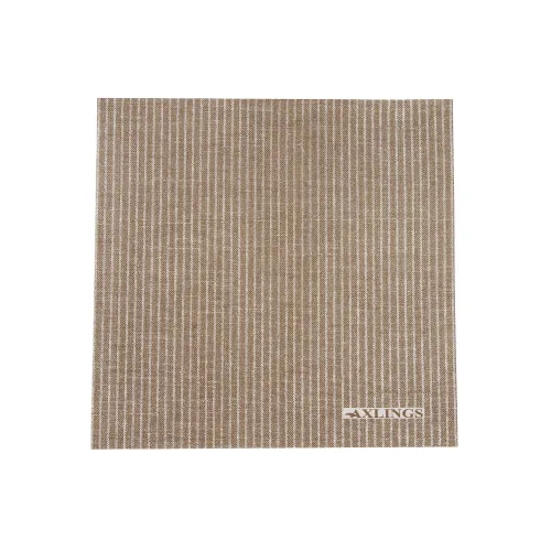Axlings Middagsservetter Kritstreck Brun 40x40cm