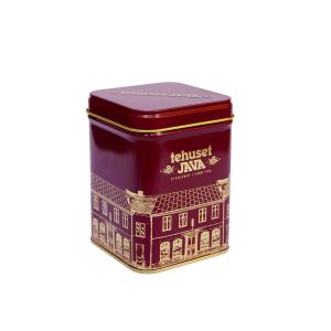 Plåtburk Tehuset Java 100g Burgundy