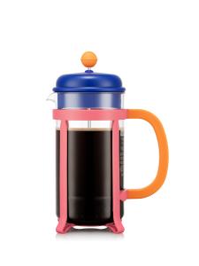 Bodum Java Kaffepress 8-Kopp Rosa, Blå, Orange