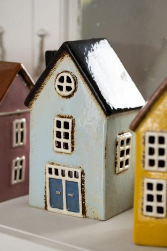 Huslykta Nyhamn dubbeldörr svart tak