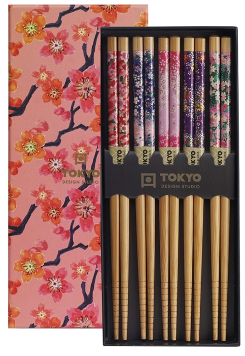 Chopsticks Cherry Blossom 5 par