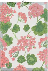 Kökshandduk Pelargonia 35x50cm