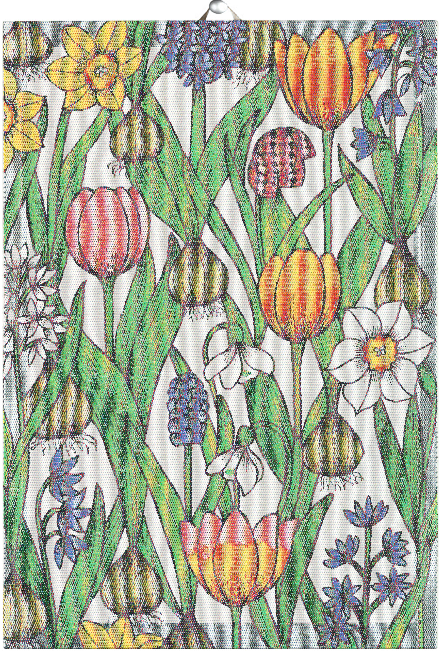 Kökshandduk Blomsterlök 35x50cm