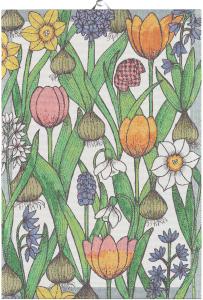 Kökshandduk Blomsterlök 35x50cm