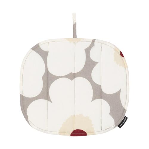 Marimekko Grytlapp Unikko Grå/Vit/Röd