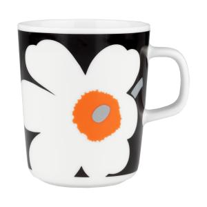 Marimekko Mugg Unikko 2,5dl Svart, orange, grå