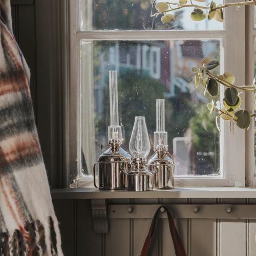 Fotogenlampa Nickel Stora Linné