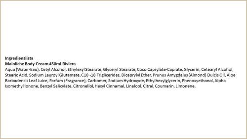 Maioliche Riviera Body Cream 450ml