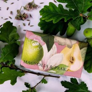 Kew Garden Luxury Shea Butter Soap Magnolia & Pear 240g