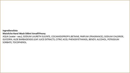 Maioliche Liquid Soap Amalfi 500ml