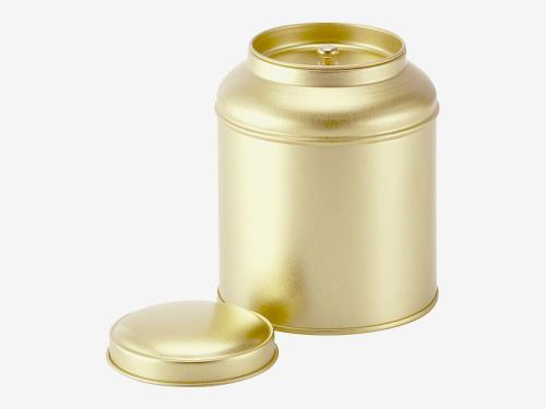 Plåtburk Rund Guld 100g