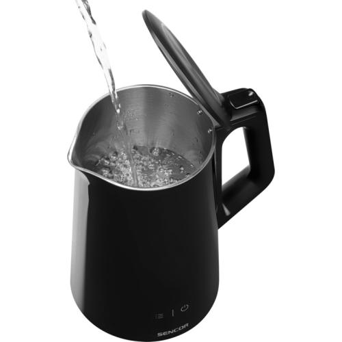 Sencor Vattenkokare Svart Med Temperaturkontrol Led-display