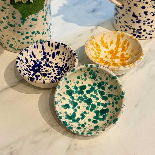 Benegiamo Skål Spruzzi Blå 13cm