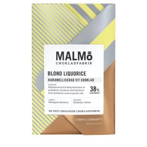 Malmö Chokladfabrik Craft Blond Liquorice 38% 58g