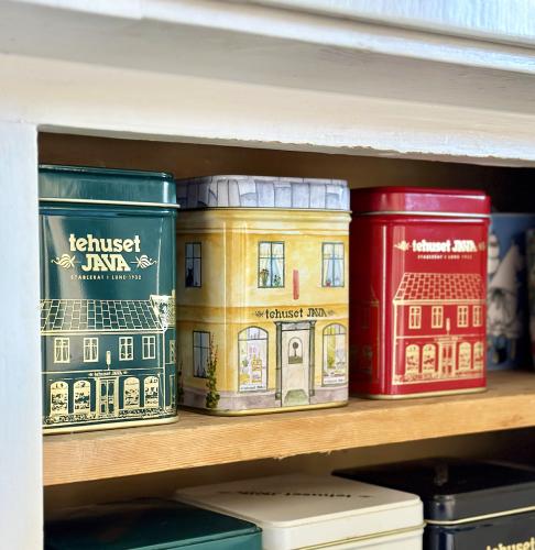 Plåtburk Tehuset Java 100g Lundahuset
