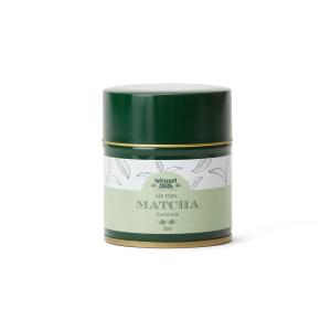 grön burk med matcha te