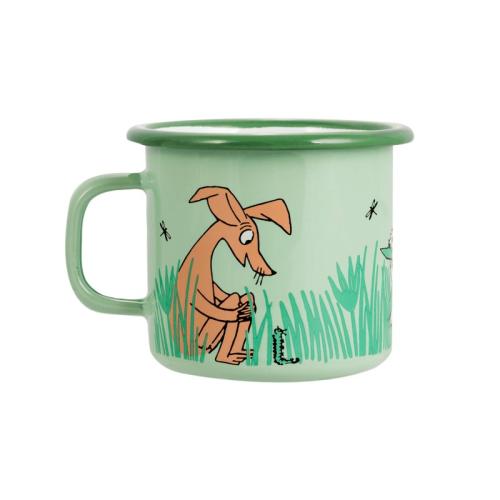 Mumin Emaljmugg 2,5dl Mumin I Trädgården Grön
