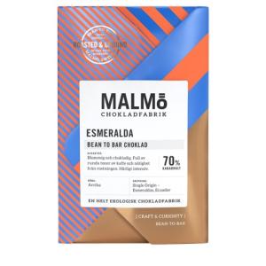 Malmö Chokladfabrik Craft Esmeralda 70% 58g