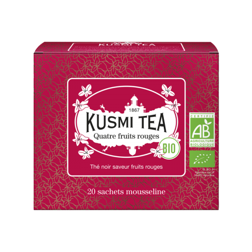 Ekologisk Four Red Fruits Tepåsar