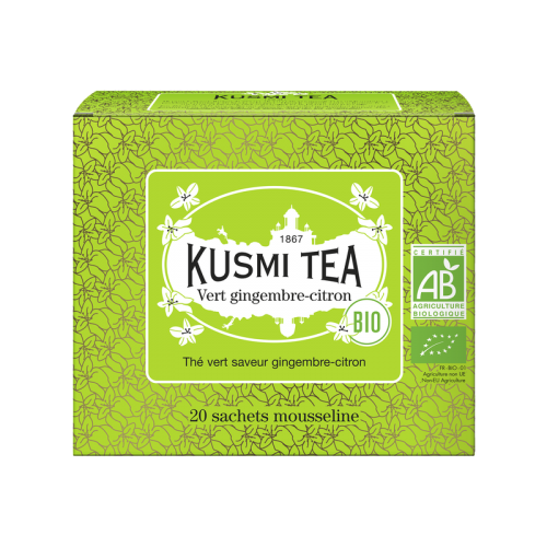 Ekologisk Green Ginger Lemon Tepåsar