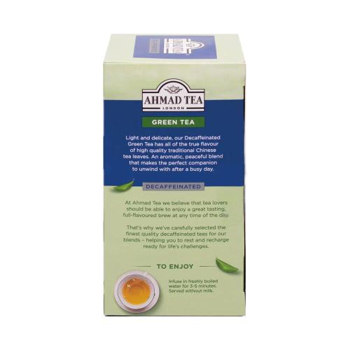 Ahmad Green Tea Decaf Tepåsar
