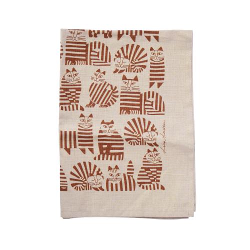 Handduk Lisa Larsons katter beige