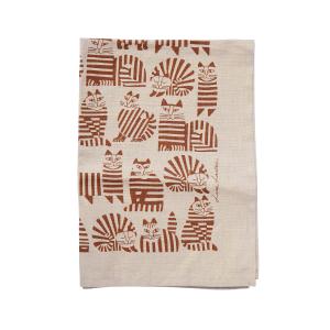 Handduk Lisa Larsons katter beige