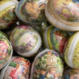 Påskägg Kaninmotiv 18cm