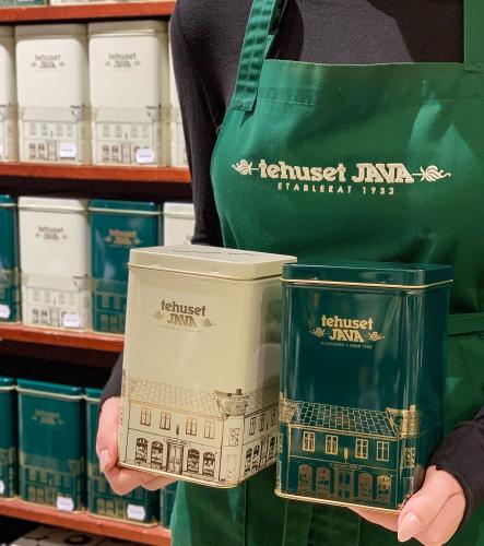 Plåtburk Tehuset Java 500g Cremevit