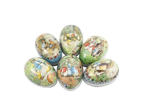 Påskägg Kaninmotiv 12cm