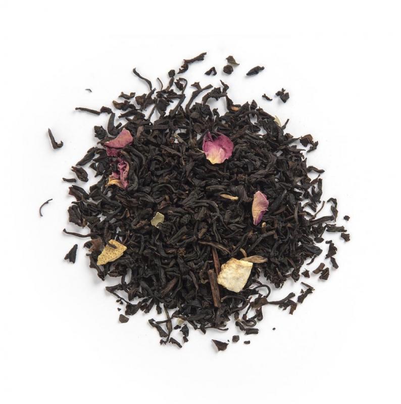 Lundablandning svart te