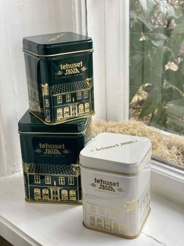 Plåtburk Tehuset Java 100g Cremevit