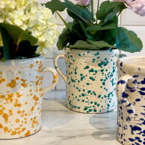 Kruka med handtag Spruzzi Blå