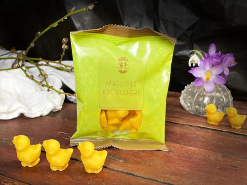 Marsipankycklingar i påse 60g