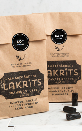Almaregårdens Lakrits Salt 150g