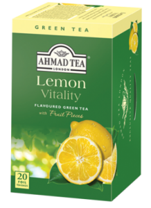 Ahmad Lemon Green Tea Påsar