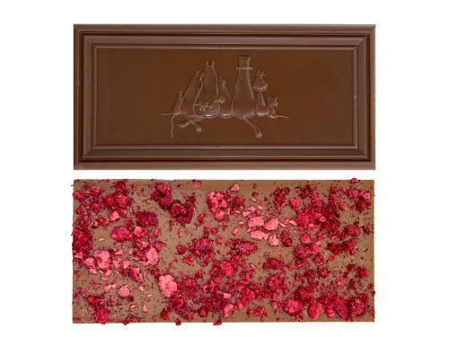 Muminchoklad Lilla My Hallon & Mjölkchoklad 41% 70g