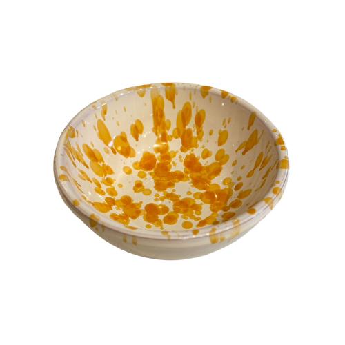 Benegiamo Skål Spruzzi Gul 13cm