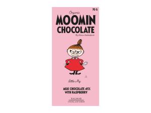 Muminchoklad Lilla My Hallon & Mjölkchoklad 41% 70g