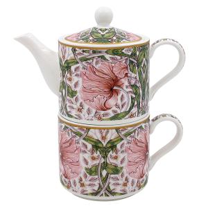 William Morris Pimpernel Pink Tea For One
