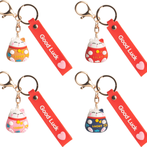 Nyckelring Lucky Cat