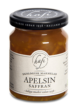 Hafi Marmelad Apelsin/Saffran 150g