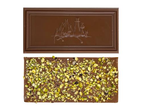 Muminchoklad Muminmamman Salt Pistage & Mjölkchoklad 41% 70g
