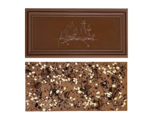 Muminchoklad Muminpappan Kaffecrisp & Mjölkchoklad 41% 70g