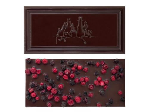 Muminchoklad Mumintrollet Blåbär Lingon & Mörk Choklad 70%