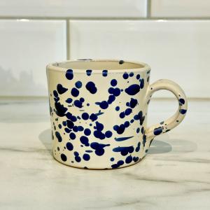 Mugg Spruzzi Blå med handtag