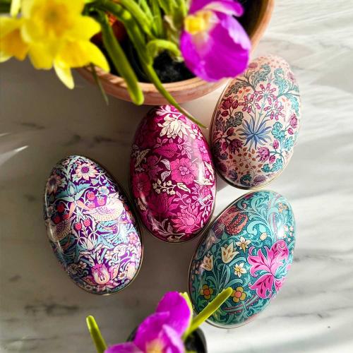 Plåtägg William Morris Lila 12 cm