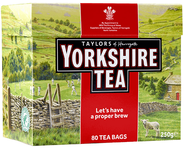 Yorkshire Tea 80 Tepåsar 250g