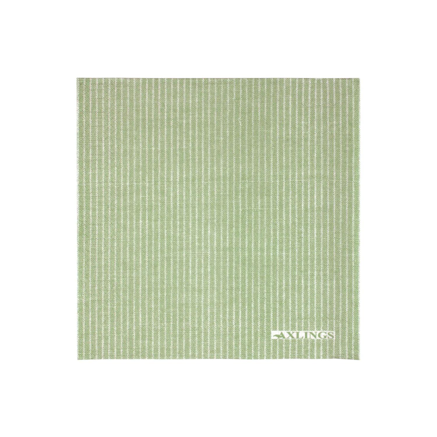 Axlings Middagsservetter Kritstreck Grön 40x40cm