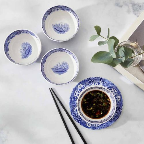 Spode Blue Italian Dippskålar 4-Pack